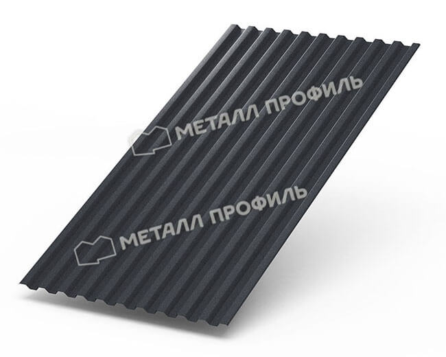 Профнастил С21 х 1000 - B (Steelmatt-20-7024-0.4±0.08мм) в Лосино-Петровском