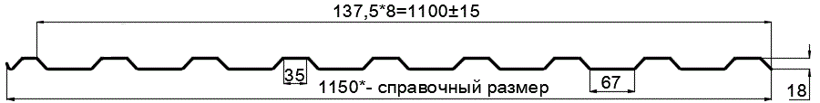 Фото: Профнастил оцинкованный МП20 х 1100 - R (ОЦ-01-БЦ-0.4) в Лосино-Петровском