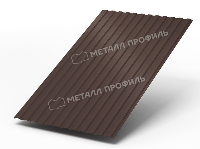 Фото: Профнастил МП10 х 1100 - B (Steelmatt-20-8017-0.4±0.08) в Лосино-Петровском