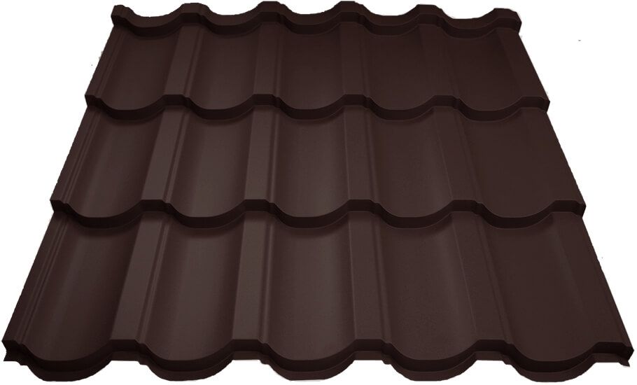 Металлочерепица МП Трамонтана-M (VikingMP E-20-RR32-0.5)